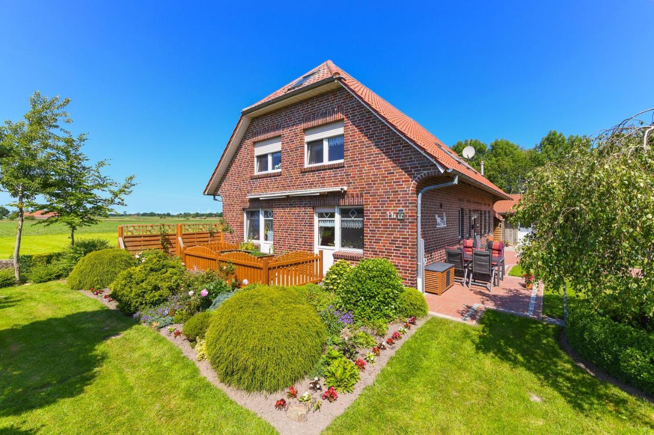 Ferienwohnung Mühlenblick auf dem Ferienhof Eschen Moorweg Exterior foto