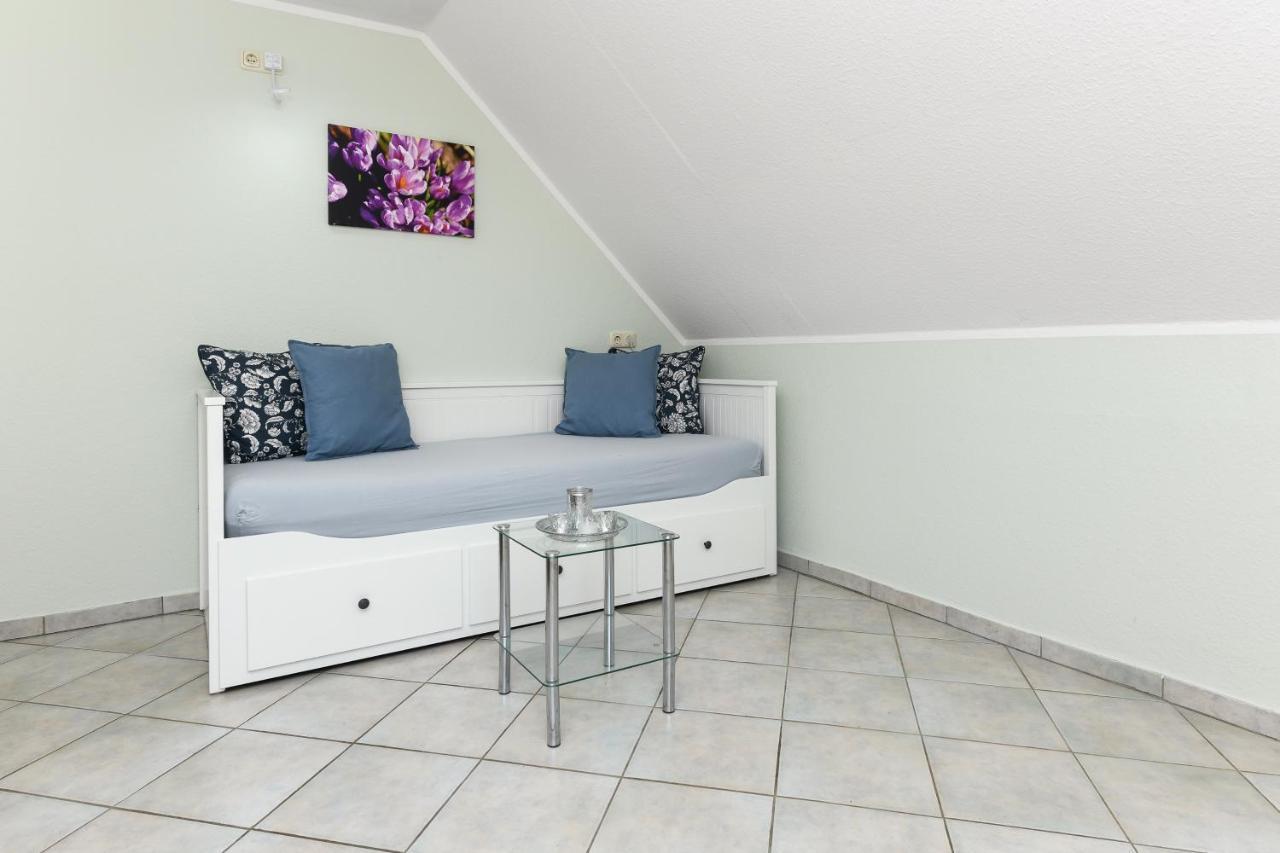 Ferienwohnung Mühlenblick auf dem Ferienhof Eschen Moorweg Exterior foto