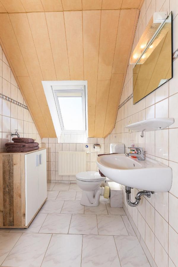 Ferienwohnung Mühlenblick auf dem Ferienhof Eschen Moorweg Exterior foto