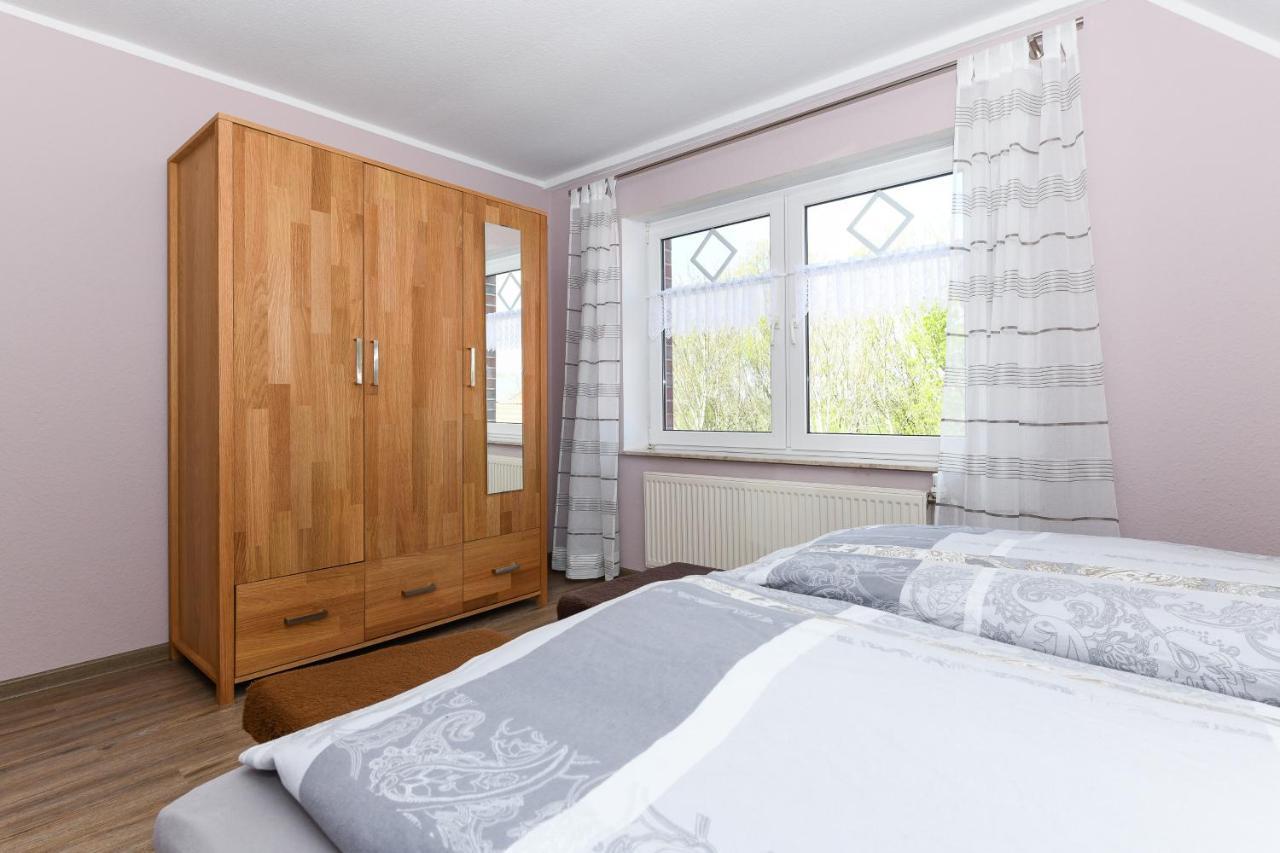 Ferienwohnung Mühlenblick auf dem Ferienhof Eschen Moorweg Exterior foto