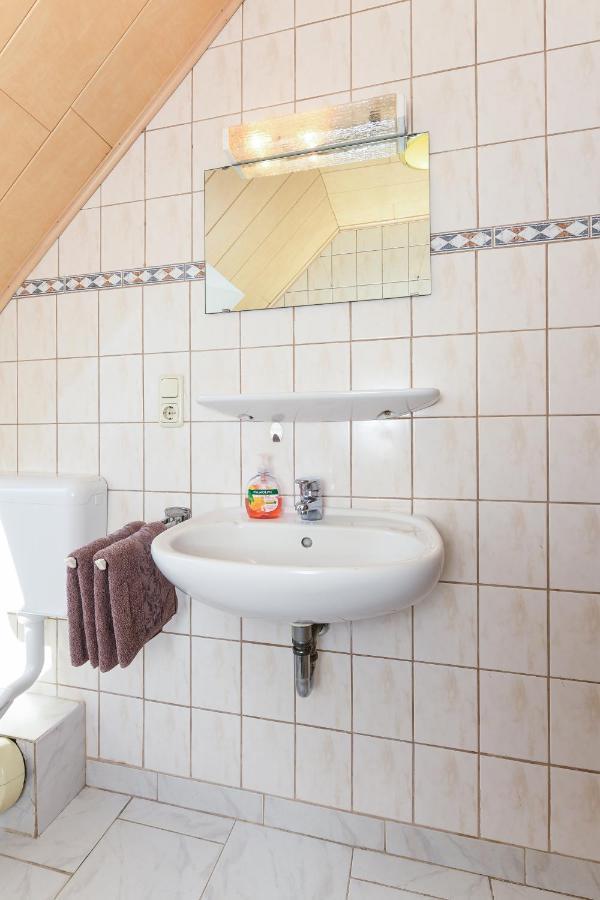 Ferienwohnung Mühlenblick auf dem Ferienhof Eschen Moorweg Exterior foto