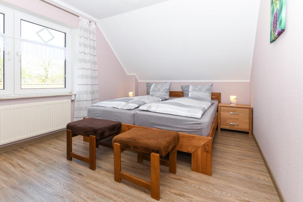 Ferienwohnung Mühlenblick auf dem Ferienhof Eschen Moorweg Exterior foto